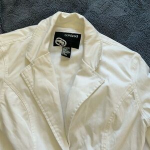 Ecko Unlimited White Blazer Crisp Formal Style